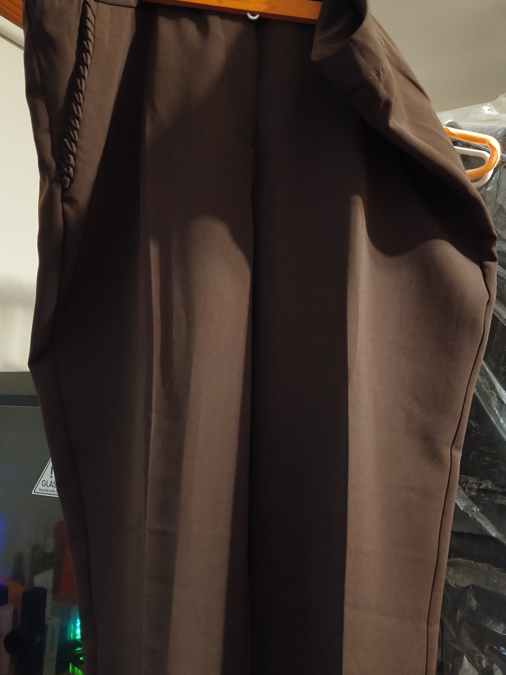 Zac & Rachel Tailored Brown Dress Pants — Classic Formal Trousers